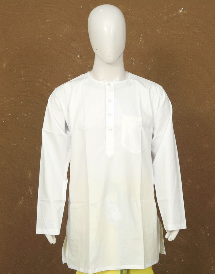 Курта из джута, белая; Kurta Jute, white — миниатюра 2