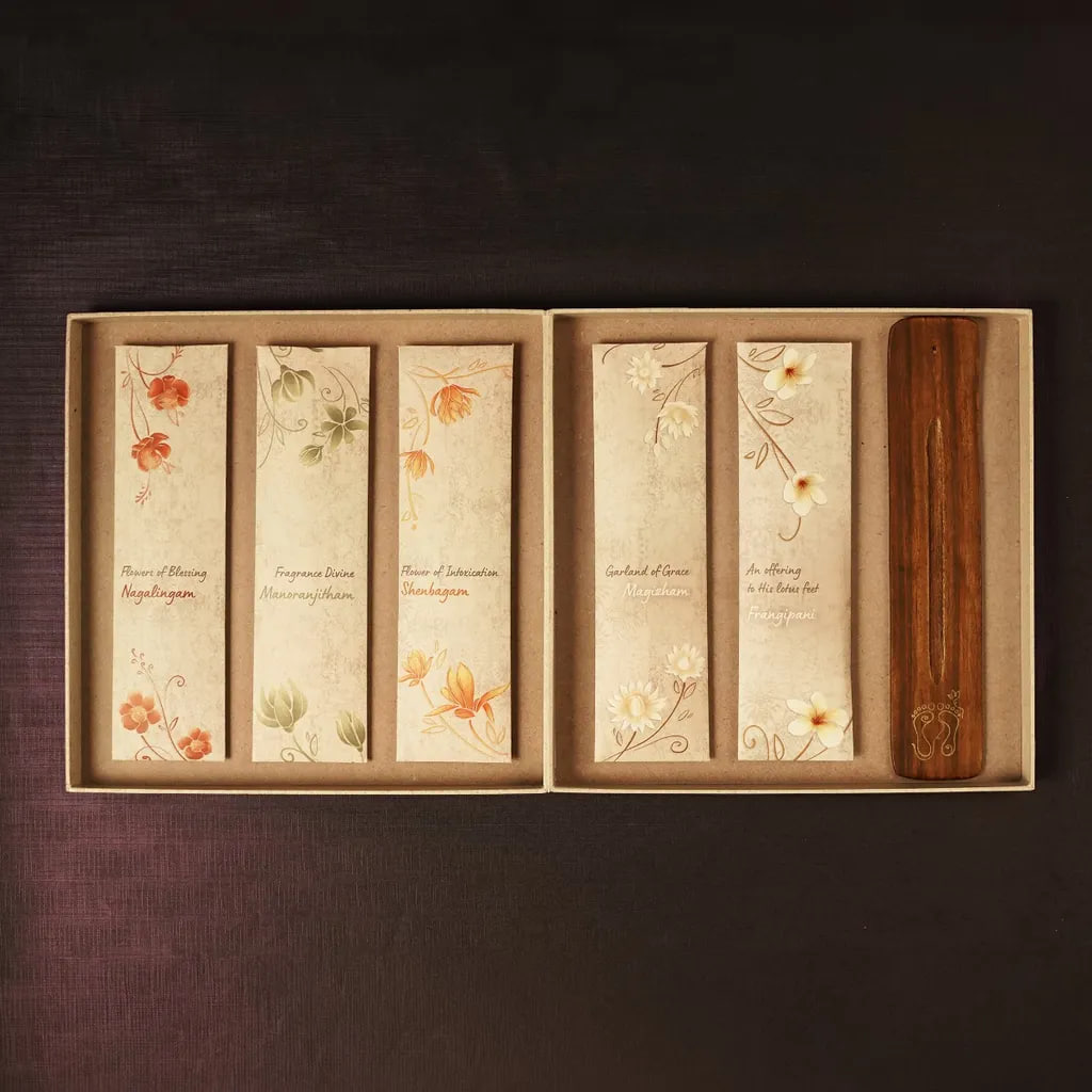 Подарочный набор благовоний «Цветы Иши», Иша Лайф; Flowers of Isha Gift Set, Isha Life — миниатюра 2