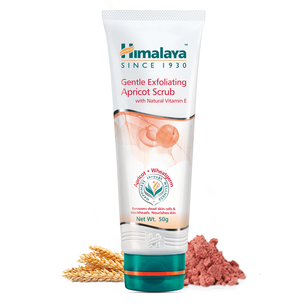 Нежный отшелушивающий скраб с абрикосом Хималая, 50мл, Gentle Exfoliating Apricot Scrub Himalaya 50ml — купить в интернет-магазине