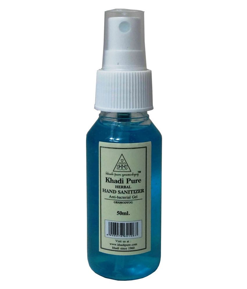 Дезинфицирующий гель для рук, 50 мл, производитель "Кхади", Hand Sanitizer Anti-bacterial Gel, 50 ml, Khadi — купить в интернет-магазине